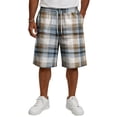 thumbnail image 1 of Resicozy Mens Casual Plaid Shorts 2026 Casual Relaxed Fit Elastic Waist Drawstring Shorts with Pocket Blue S, 1 of 5