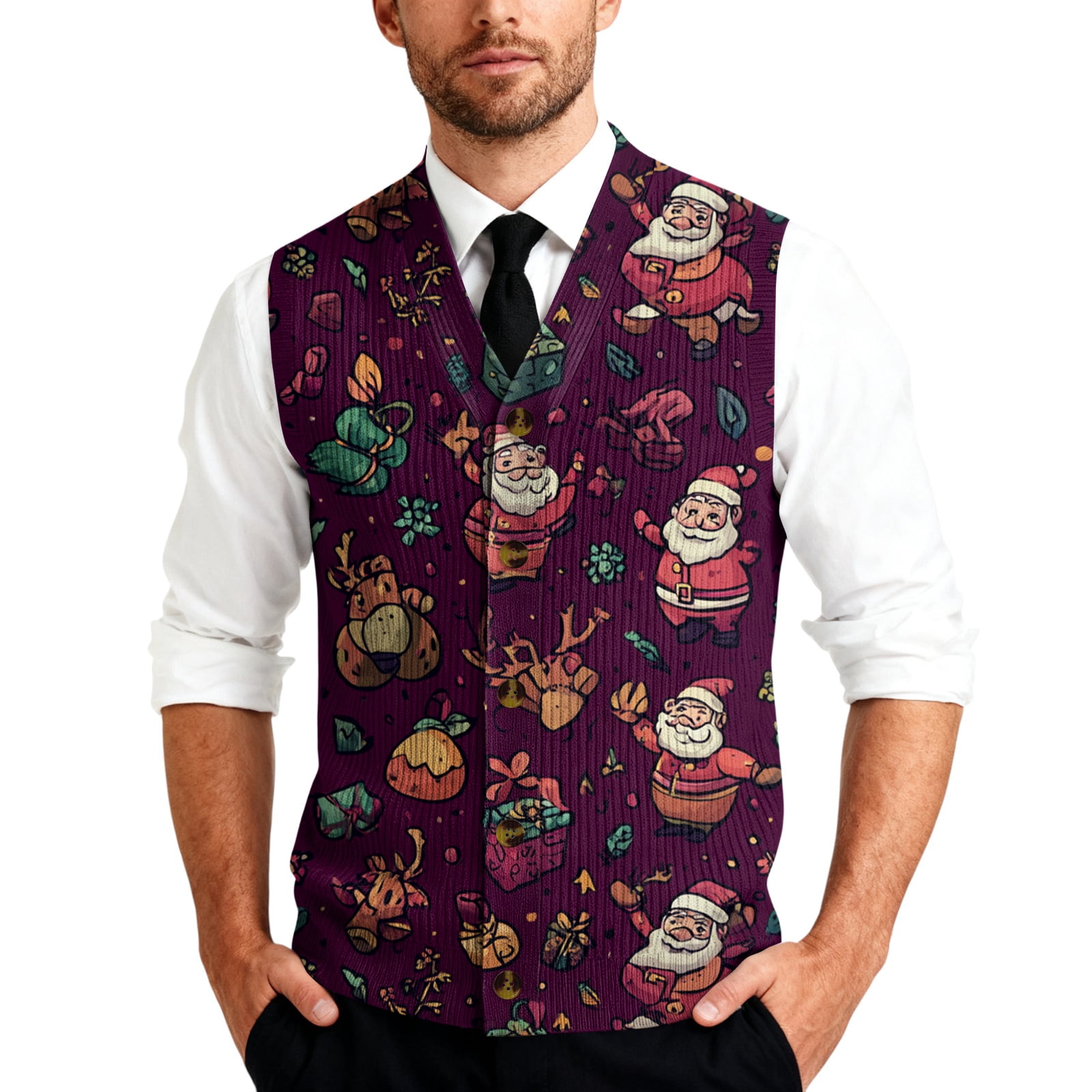 Man Christmas Vest