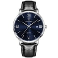 thumbnail image 1 of Resicozy Mens Watches Leather Watch Quartz Watch Classic Numeral Watches for Business Casual Hands Wrist Watches C, 1 of 3