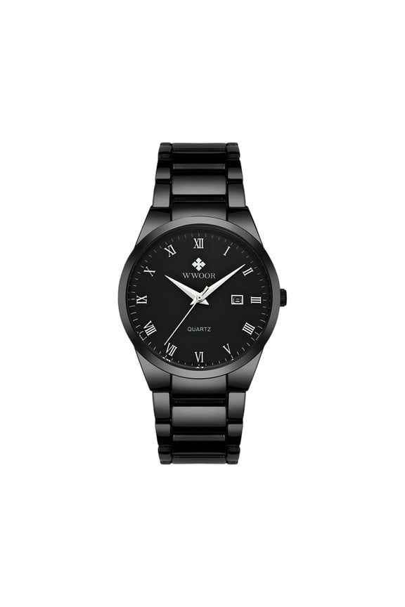 Mens Watches Men’s Quartz Watch Stainless with Date Window for Business Work Sport Casual Elegant Gifts Black#3