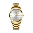 thumbnail image 1 of Resicozy Mens Watches Men’s Quartz Watch Stainless with Date Window for Business Work Sport Casual Elegant Gifts White, 1 of 4