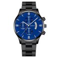 thumbnail image 1 of Resicozy Mens Watches Stainless Watch for Men Round Dial Watch for Men Fashion Business Wristwatch with Date 2026 Black Blue, 1 of 3