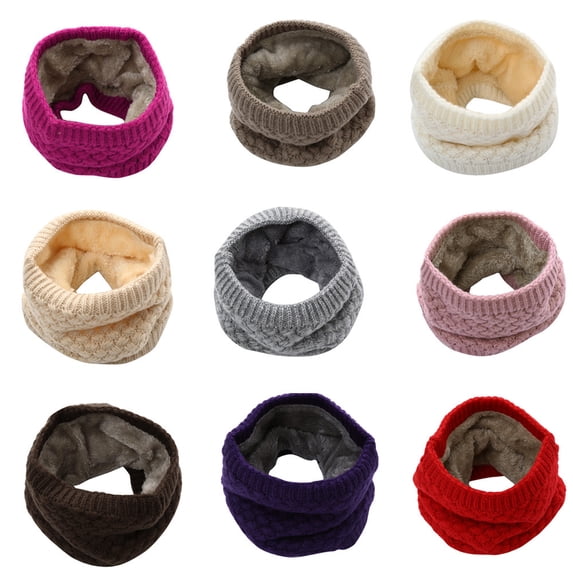 Resicozy Neck Warmer for Women and Men Winter Neck Gaiters Face Scarf Fleece Scarves Gaiter for Cold Brown