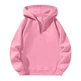 thumbnail image 1 of Resicozy Quarter Zip Hoodies For Men Loose Fit Lightweight Hiking Sportswear Comfort Oversized Sweatshirt Fashion Clothes Tops Pink L, 1 of 7