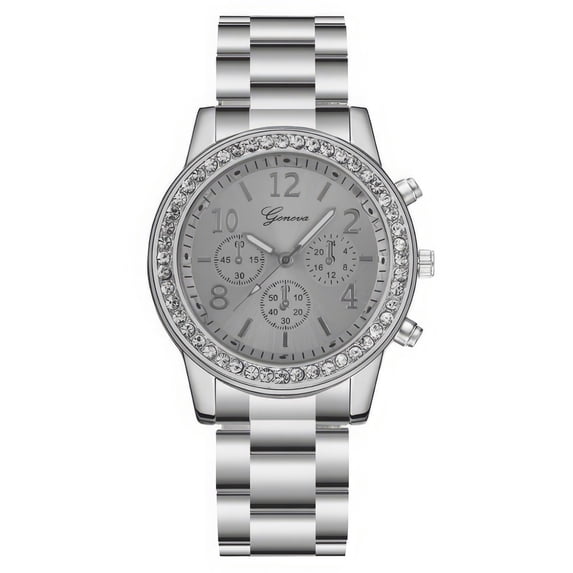 Resicozy Quartz Watches for Men and Women Easy Round Dial Business Casual Daily Wrist Watch Strap 2026 Silver