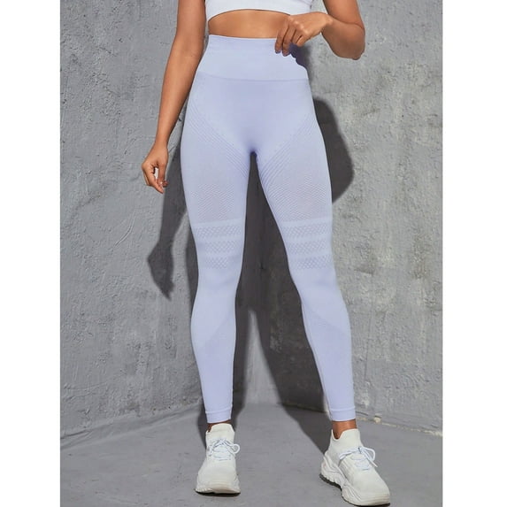 Resicozy Resistance Band Leggings for Women Solid Leggings High Waisted Butt Lifting Training for Gym Workout Yoga Pants Light Purple M