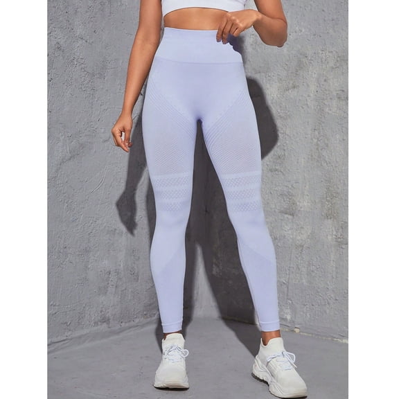 Resicozy Resistance Band Leggings for Women Solid Leggings High Waisted Butt Lifting Training for Gym Workout Yoga Pants Light Purple S