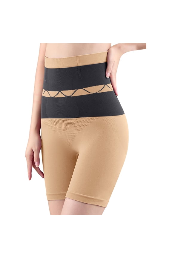 Shapewear Shorts Womens Tummy Control High Waist Body Shaper Compression Thigh Slimmer Butt Lifter Panties Complexion M