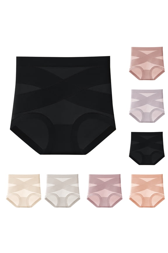 Shapewear Tummy Control for Women High Waist Seamless Body Shaper Panties Stomach Shapewear 2026 Black L