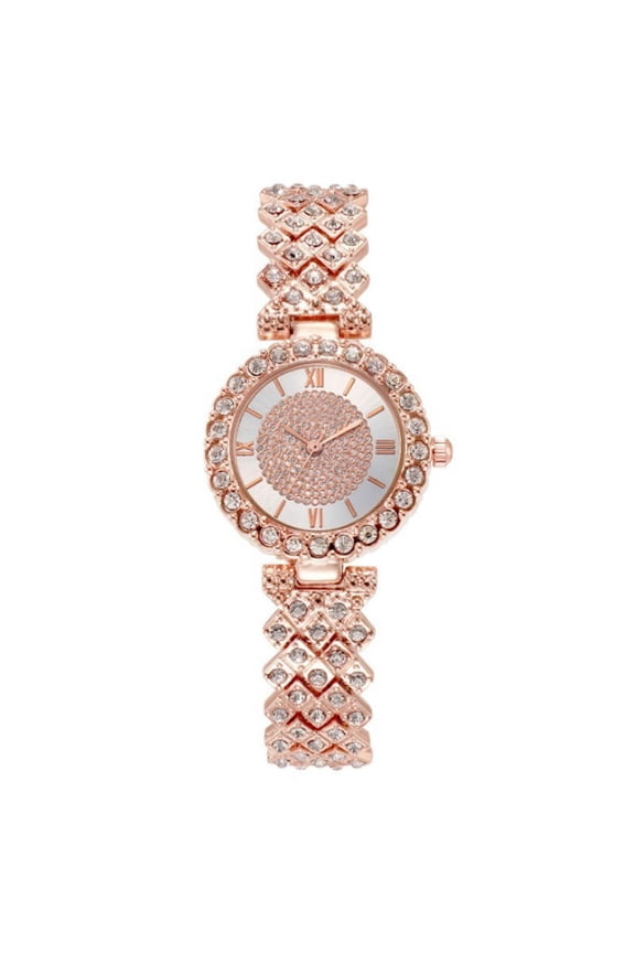 Small Watches for Womens Vintage Quartz Watch Dainty Easy Numeral Dial Dress Wristwatch for Ladies Mom Gifts Rose Gold