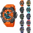 thumbnail image 1 of Resicozy Sports Watch for Men Dual Display Digital Casual Outdoor Watch Gold Black, 1 of 4
