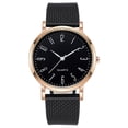 thumbnail image 1 of Resicozy Stainless Watches for Men 2026 Casual Quartz Fashion Business Wristwatch with Round Dial Black with Black Face, 1 of 4