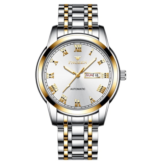 Resicozy Vintage Watch for Unisex Elegant Fashion Casual Wrist Watch Stainless Steel Quartz Day Date Watches C
