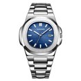 thumbnail image 1 of Resicozy Watch for Men Dress Stainless Wrist Watches with Date Gifts for Husband Father at Birthday Anniversary D One Size, 1 of 3