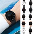 thumbnail image 1 of Resicozy Watch for Men Leather Band Wristwatch Elegant Daily Waterproof Gentleman Dress Round Case Watch I One Size, 1 of 4