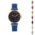 thumbnail image 1 of Resicozy Watch for Women Classic Round Dial Quartz Wristwatch Mesh Strap Bracelet Watch, 1 of 3