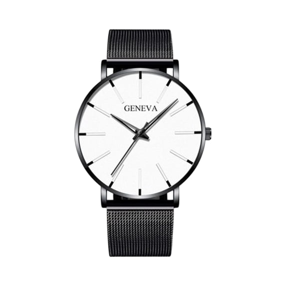 Resicozy Watch for Women Leather Band Wristwatch Elegant Daily Waterproof Dress Round Case Watch B One Size