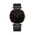 thumbnail image 1 of Resicozy Watch for Women Leather Band Wristwatch Elegant Daily Waterproof Dress Round Case Watch E One Size, 1 of 3