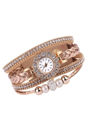 Watch for Women Quartz Business Casual Daily Fashion Wrist Watch Elegant Gift Jewelry Round Watch 2026 Beige