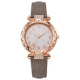 thumbnail image 1 of Resicozy Watch for Women Round Dial Dress Watches Elegant Comfortable Casual Wristwatch with Leather Strap Gray, 1 of 3