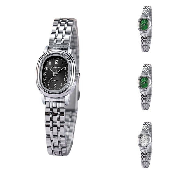 Resicozy Watch for Women Waterproof Oval Quartz Stainless Steel Casual Watches Fashion Elegant Classic Wrist Watch