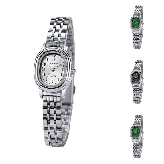 Resicozy Watch for Women Waterproof Oval Quartz Stainless Steel Casual Watches Fashion Elegant Classic Wrist Watch