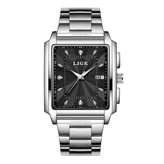 Resicozy Watches for Men Business Casual Daily Wrist Watch Square Dial Watch 2026 E