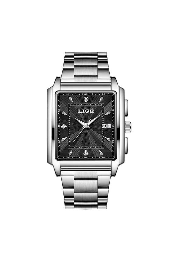 Watches for Men Business Casual Daily Wrist Watch Square Dial Watch 2026 E