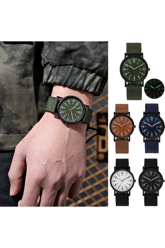 Watches for Men Classic Mesh Strap Wrist Watches with Round Dial Casual Work Travel Brown