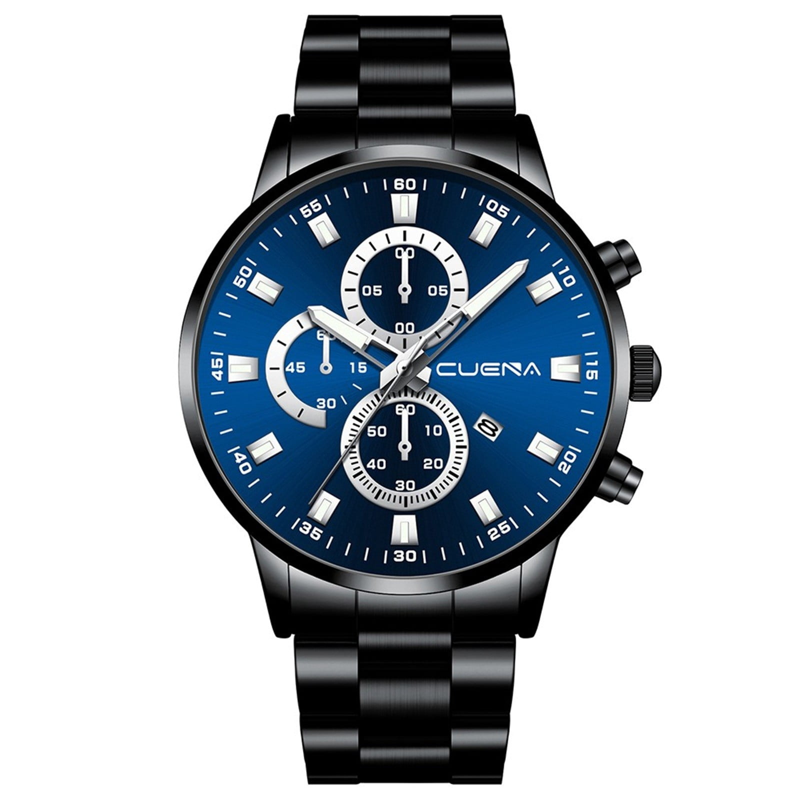 Resicozy Watches for Men Fashion Quartz Wristwatch Business Watches with Round Dial 2026 Black#3