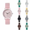 thumbnail image 1 of Resicozy Watches for Men and Women Quartz Watch Simple Clear Arabic Numeral Easy Reader Womens Wrist Watches with Leather Strap 2026 C, 1 of 4