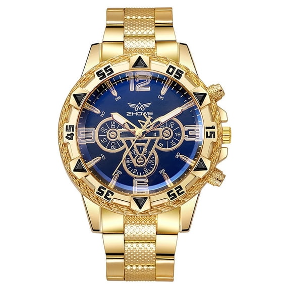 Resicozy Watches for Men and Women Stainless Steel Strap Wrist Watch Stainless Steel Casual Simple Dress Quartz Black