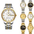 thumbnail image 1 of Resicozy Watches for Men and Women Stainless Steel Strap Wrist Watch Stainless Steel Casual Simple Dress Quartz with Date Calendar 2026 B, 1 of 4