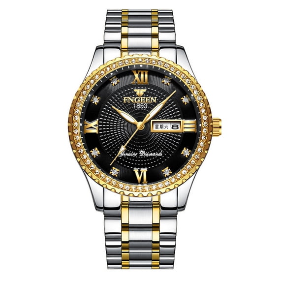 Resicozy Watches for Men and Women Stainless Steel Strap Wristwatch Stainless Steel Casual Simple Dress Quartz with Date Calendar 2026 B