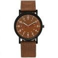 thumbnail image 1 of Resicozy Watches for Men with Mesh Strap Easy Case Sport Casual Quartz Wristwatch Daily Brown, 1 of 3