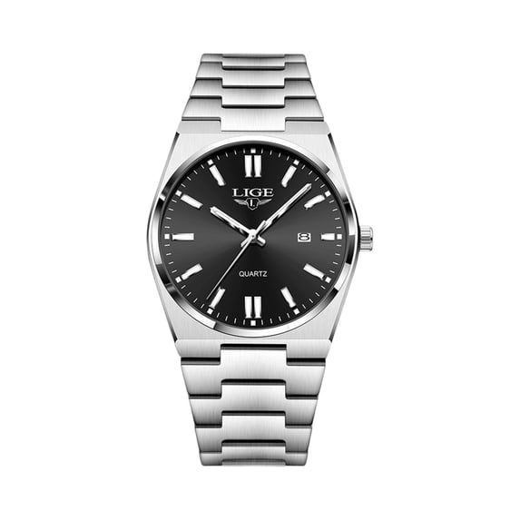 Resicozy Watches for Mens Fashion Quartz Wristwatch Casual Business Watches with Round Dial 2026 Silver#1