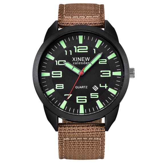 Resicozy Watches for Mens Stylish Leather Strap Watch Quartz Round Dial Wrist Watch 2026