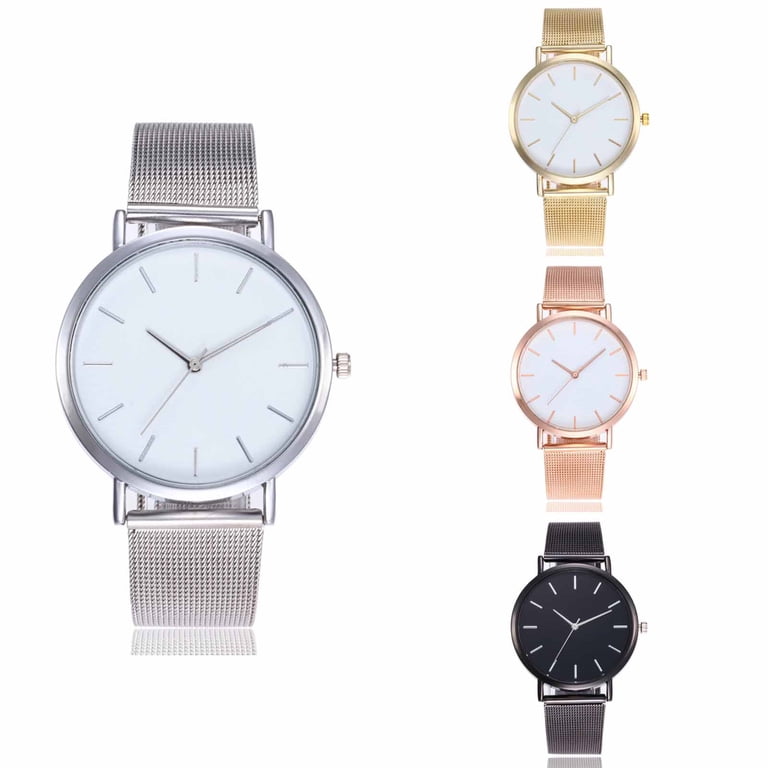 Women\'s Quartz Watch Stainless Steel Mesh Strap Analog Wrist Watch Timex Women main image 4