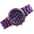 thumbnail image 1 of Resicozy Watches for Women Fashion Multifunction Watch EL Backlight Digital Chronograph Watch Strap Square/Round Watch Purple, 1 of 3