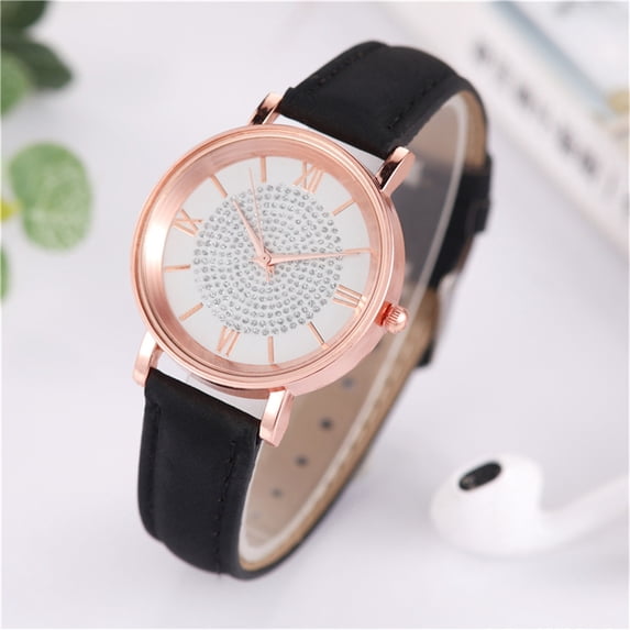 Resicozy Watches for Women Quartz Watch Casual Wrist Watches Easy Reader Watch with Leather Strap 2026 Gray