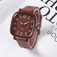 thumbnail image 1 of Resicozy Watches for Women Quartz Waterproof Wristwatch with Silicone Band Casual Simple Fashion Womens Watches Gift Coffee, 1 of 2