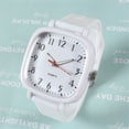 thumbnail image 1 of Resicozy Watches for Women Quartz Waterproof Wristwatch with Silicone Band Casual Simple Fashion Womens Watches Gift White, 1 of 2