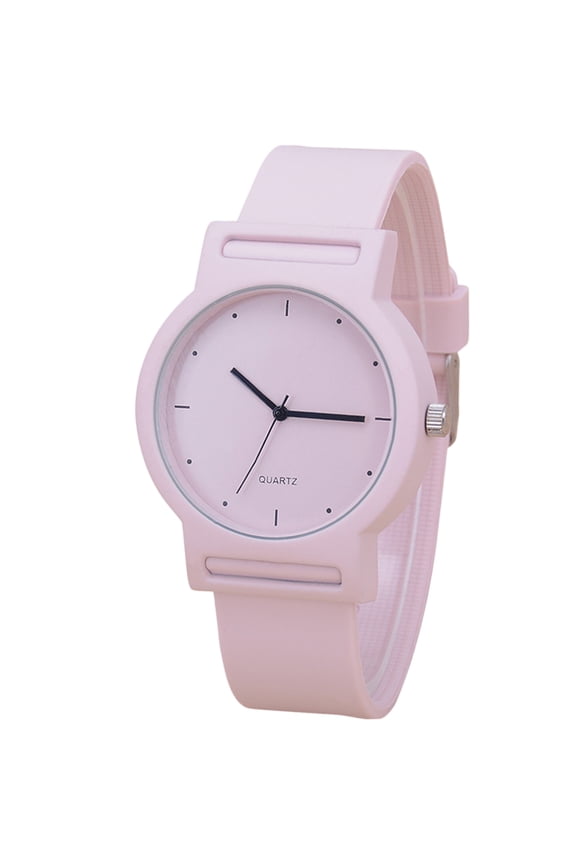 Watches for Women Round Wrist Watch Elegant Leather Strap No Number Simple Watch Watches 2026 A One Size