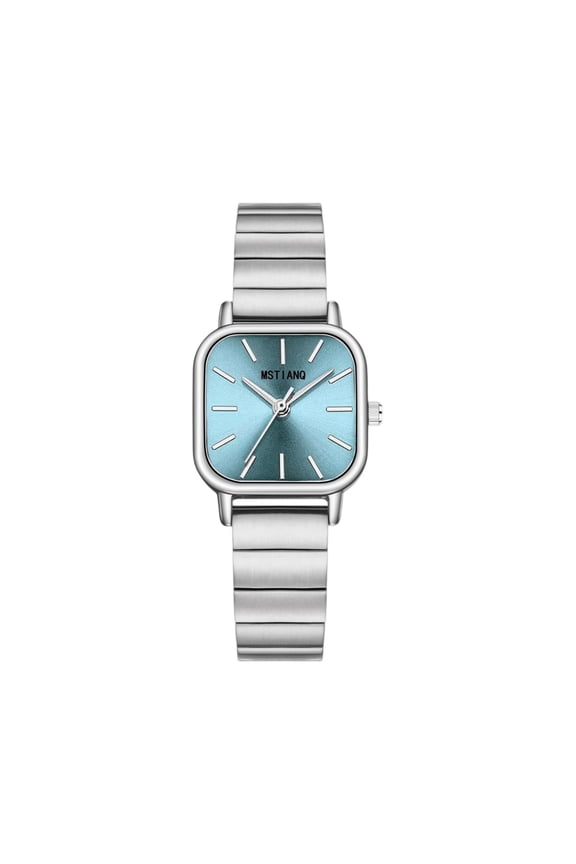 Watches for Women Wrist Watches Thin Strap Watch Casual Fashion Simple Square Quartz Wristwatch Blue#1
