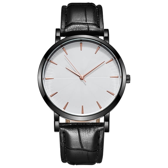 Resicozy Watches for Womens Classic Quartz Watch with Leather Watch Vintage Small Face Round Watches Birthday Gift for Ladies Black