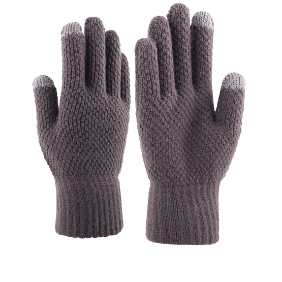 Resicozy Winter Gloves: Warm Glove for Men Soft Warmth, Breathable Everyday Winter Wear, Warm Gift Gray