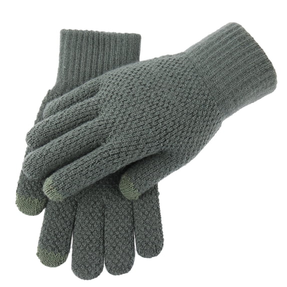 Resicozy Winter Gloves: Warm Glove for Men Soft Warmth, Breathable Everyday Winter Wear, Warm Gift Green