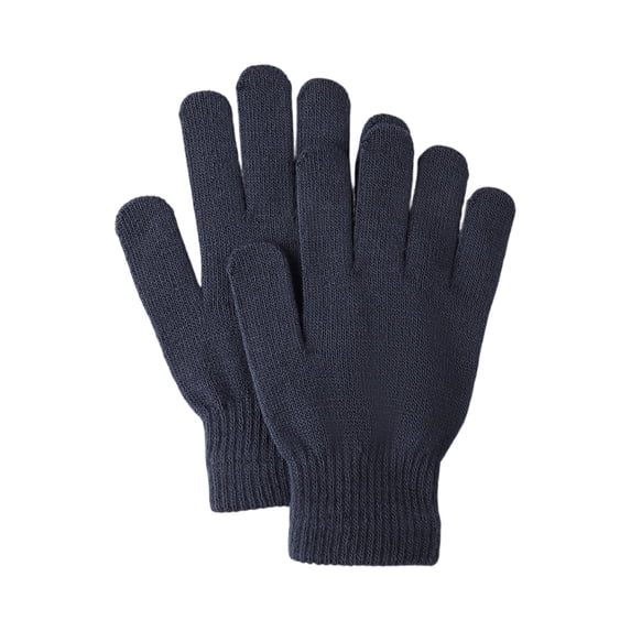 Resicozy Winter Gloves Women Men Warm Knit Gloves for Clod Glove for Driving Running Hiking Full Finger Warm Mittens Dark Gray
