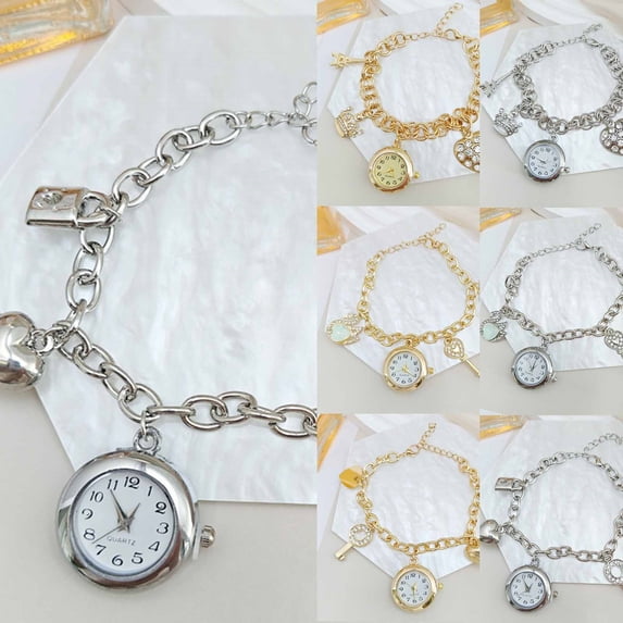 Resicozy Women Bracelet Watch Quartz Wristwatch Elegant Casual Daily Party Round Watch for Women 2026 A