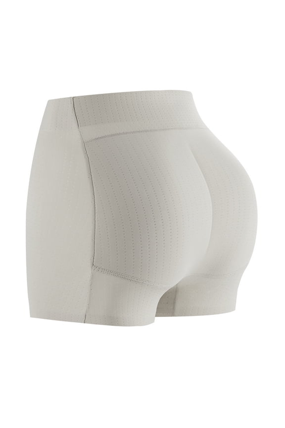 Women Butt Lifting Panties Seamless Padded Underwear Booty Pads Enhancer Shapewear Butt Lifting Panty Shorts White S
